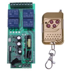 AC 85-250 v 4CH 4 Chìa Khóa Điều Khiển Từ Xa Không Dây Di Động Điều Khiển Relay Switch-quốc tế