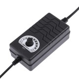 AC to DC Adapter 1 - 24V 2A Adjustable Power Supply Motor Speed Controller ( Black )  - US  -  intl