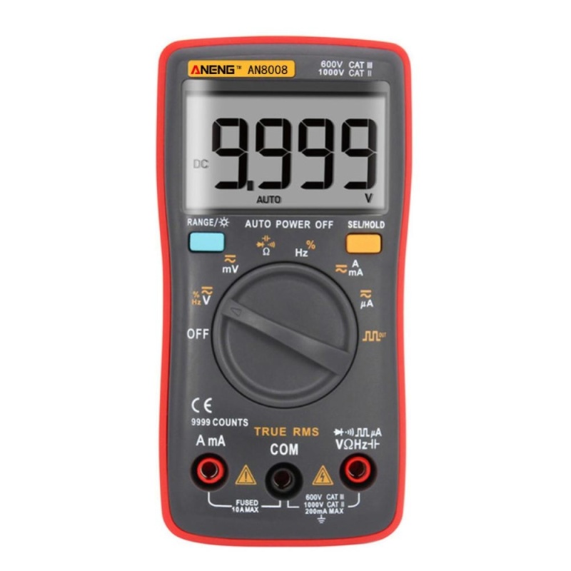 AN8008 True-RMS Digital Multimeter 9999 Counts Square Wave Voltage Ammeter - intl