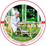 Ảnh Bác Hồ - Ngồi Ghế Mấy 25cm
