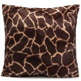 Animal Multi-Pattern Faux Fur Decorative Throw Pillow Cover Cushion Case Square - intl