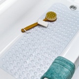Kháng khuẩn NHỰA PVC thảm nhà tắm nhà tắm Trắng-quốc tế