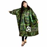 Áo Mưa Bít Vải Dù Họa Tiết Lính Size Nữ