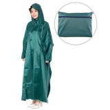 Áo Mưa Không Xẻ Tà Vải Dù 1m4 ( Xanh Rêu )