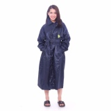 Áo Mưa Măng Tô Vải Dù Chống Thấm Cao Cấp ( Xanh Đậm )