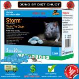 [HCM]Bả diệt chuột sinh học STORM 0.005% 40 Viên