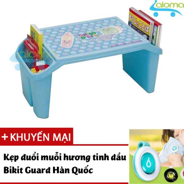 Bàn học mini có hộp đựng cho bé Child Desk CD-BL tặng kẹp tinh dầu đuổi muỗi