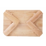 Bàn Xếp Gọn Gỗ Cao Su BM 40 x 60 (Nâu)