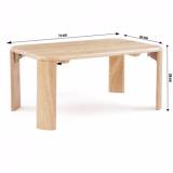 Bàn Xếp Gọn Gỗ Tự Nhiên BM 50cm x 70cm (TN)