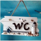 Bảng treo wc phong cách địa trung hải