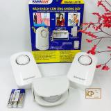 Chuông Báo khách, báo động cảm ứng không dây 1 mắt cảm ứng 2 chuông báo kawasan kw i287B-B68B