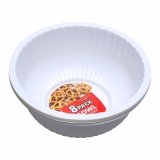 Bát nhựa 17cm (trắng) 8 cái/bộ