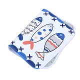 Bathroom Bedroom Mat Tea Table Bibulous Antiskid Fish(Blue) - intl