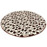 Bathroom Bedroom Square Floor Shower Mat Coffee Stone - Intl