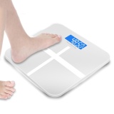 Bathroom floor scales smart household electronic digital Body bariatric LCD display Division value 180kg=400lb/0.1kg - intl