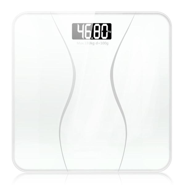 Bathroom floor scales smart household electronic digital Body bariatric LCD HD display Division value 180kg=400lb - intl