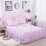 Bedding Sheet Bed Skirts Bedspreads Mattress Protective Cover Anti slip Bed Skirt Fitted Bedsheet Bedspread Home Textiles 180*200CM - intl