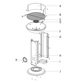 Bếp nướng than hoa ngoài trời 11242