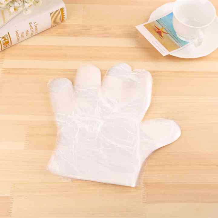 Găng tay nilon vệ sinh thực phẩm(100 cái) + Tặng kèm thẻ tích điểm Verygood