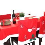 Bigskyie Christmas Red Rectangle Tablecloth Back Table Cover Home Dinner Decor