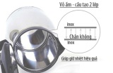 [HCM]Bình đun siêu tốc inox 2 lớp Trường thọ Ba 86b 1.8L