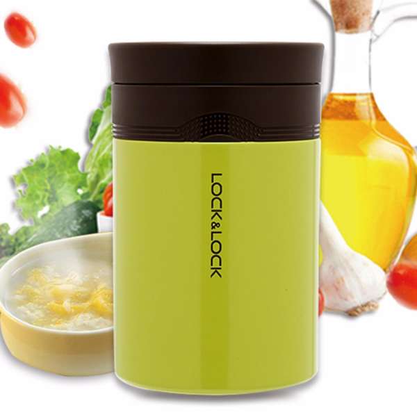 Bình giữ nhiệt Lock&Lock New Wave Food Jar - 500ml - Xanh lá cây