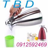 Bình giữ nhiệt nóng _lạnh đa năng (2 Lít màu bạc)