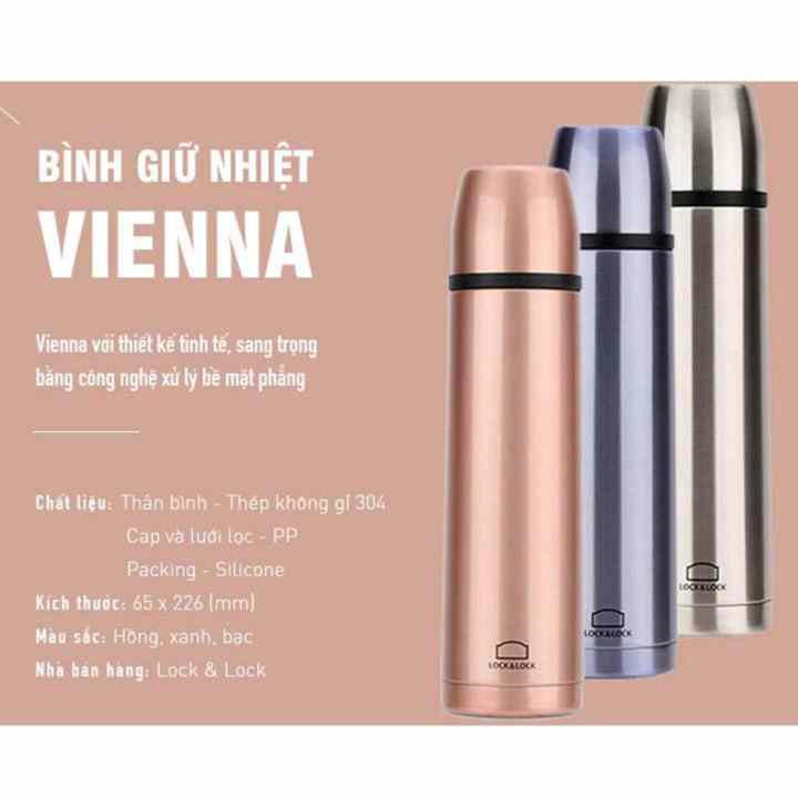 Bình giữ nhiệt nóng và lạnh Lock&Lock LHC1430SG 500ml (Xanh)