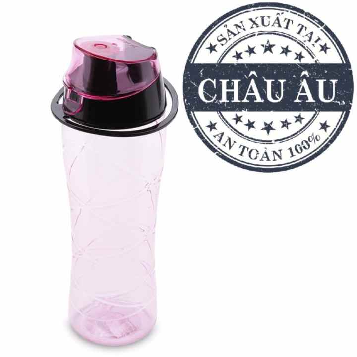 Bình nhựa thể thao 750ml HEREVIN 161502 (Hồng)