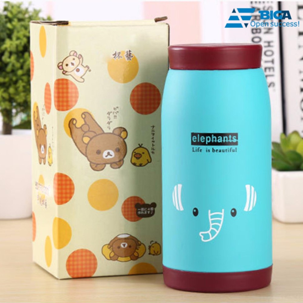 Bình Nước Giữ Nhiệt YL43 Cá Tính Voi/Gấu/Thỏ ( Mẫu Ngẫu Nhiên ) US05251