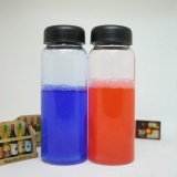 [HCM]BÌNH NƯỚC THỦY TINH 500ML NẮP ĐEN