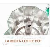Bình pha cà phê Moka Pot 3 cup Bạc