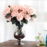 Blackhorse 10 đầu làm đẹp nhân tạo hoa hồng lụa hoa hoa nhà tiệc cưới-quốc tế