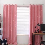 Rèm cửa sổ kín tránh nhiệt màu hồng