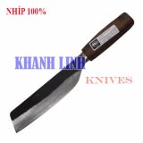 Bộ 02 dao nhà bếp (dao bài thái, dao thái nhỏ) Đa sỹ - Khánh Linh làm bằng nhíp 100%