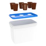 [HCM]Bộ 05 Thùng Trồng Thủy Canh Rau Ăn Lá