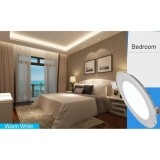 Bộ 10 bóng đèn LED âm trần tròn siêu mỏng ASV (6W-Φ100) MD01