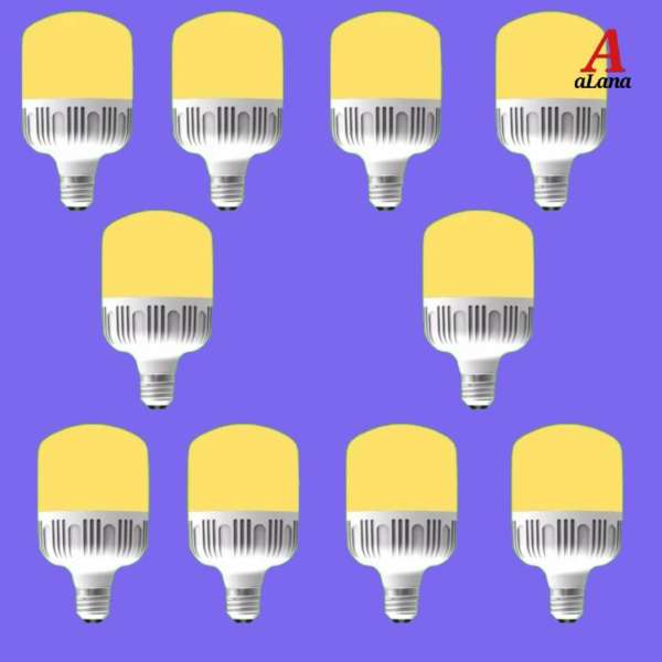 Bộ 10 bóng đèn led Bulb chống nước 9w ( ánh sáng vàng )