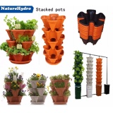 plant tower plastic pot (10 pots)