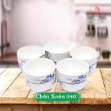 Bộ chén khum sứ hoa mai 040/ NTVChengs