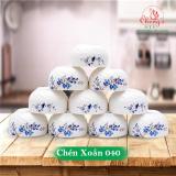 Bộ chén khum sứ hoa mai 040/ NTVChengs