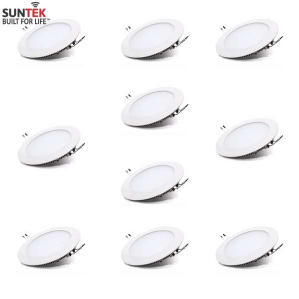 Bộ 10 đèn LED âm trần SUNTEK 15W (Ánh sáng trắng)