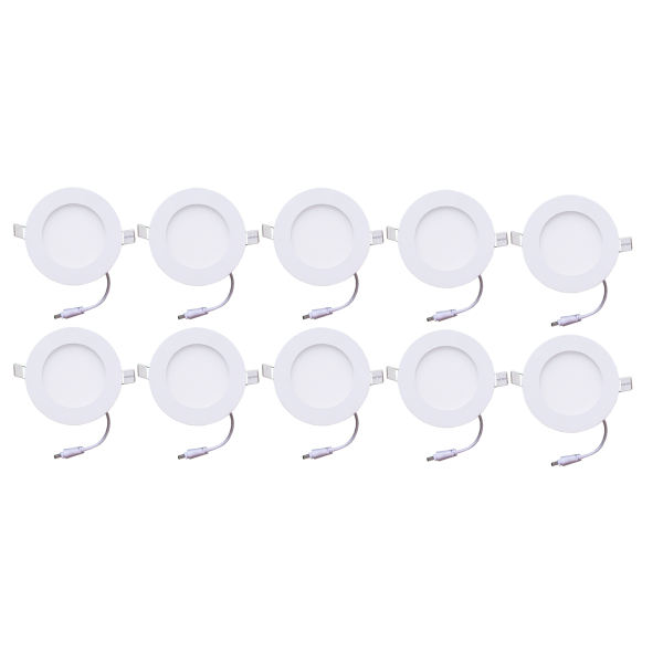 Bộ 10 đèn Led downlight 6w MPE (Ánh sáng trắng)