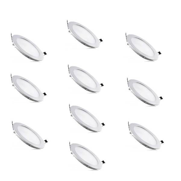 Bộ 10 đèn Led âm trần siêu mỏng  9w Thiên Mã(ánh sáng trắng)