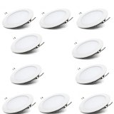 Bộ 10 đèn Led tròn âm trần Downlight  6W (Ánh Sáng Trắng)