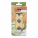 Bộ 10 hộp 80 nến tealight thơm hương cucumber melon FtraMart EDC-CM8T (Vàng)