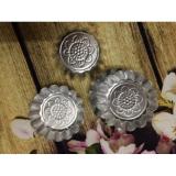 [HCM]Bộ 10 khuôn bánh tart bánh bò hoa văn hoa sen 6.5cm