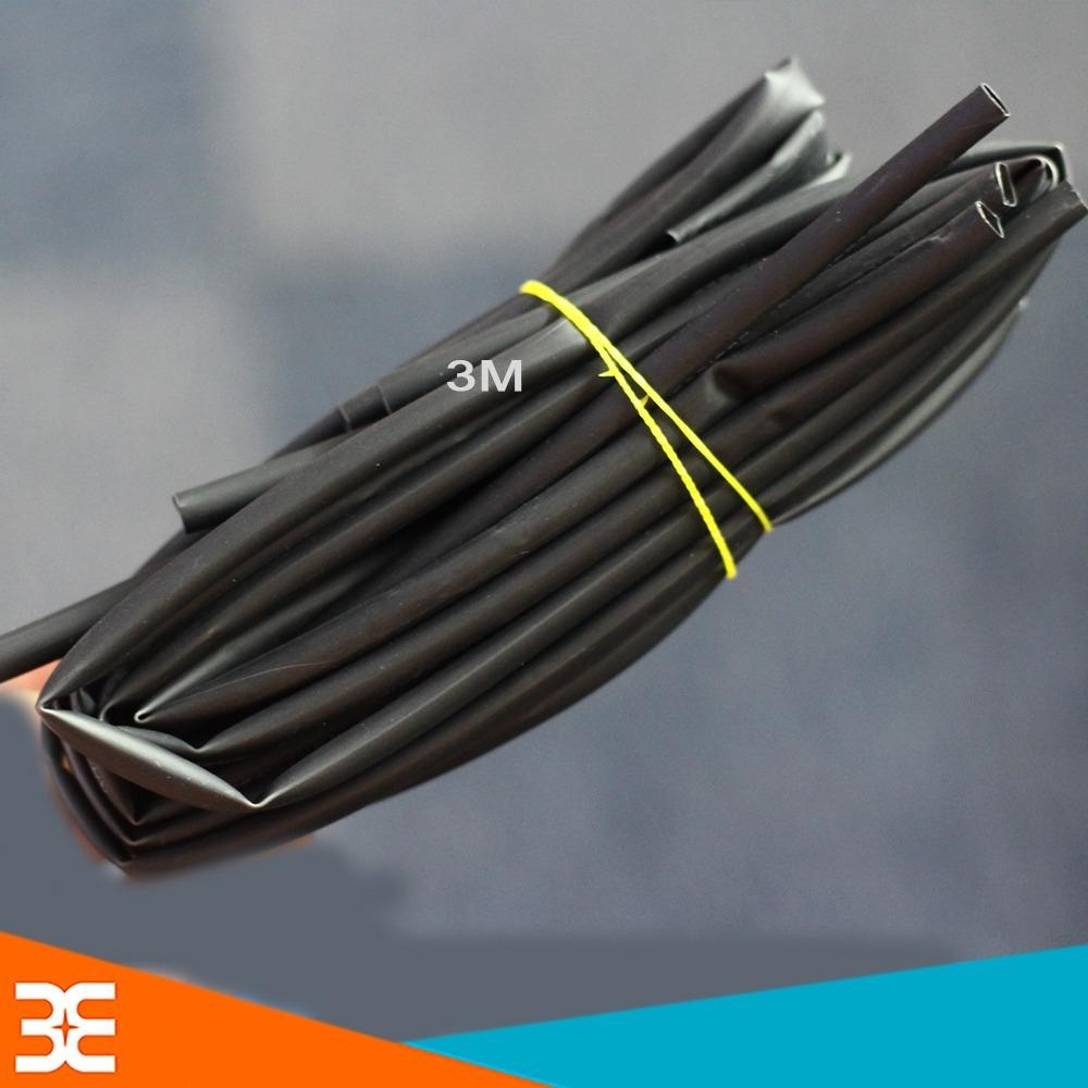 Bộ 10 Ống Gen Co Nhiệt, Cách Điện Đường Kính 4mm, mỗi ống dài 1m ( Đen )