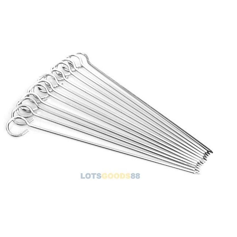 Bộ 10 Que xiên inox chuyên dùng nướng thịt