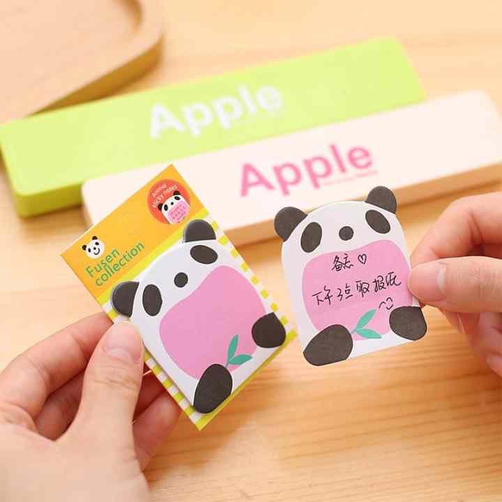 Bộ 10 tệp giấy nhớ, giấy note hình thú ngộ nghĩnh + Tặng kèm thẻ tích điểm Verygood